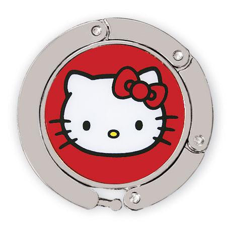 Hello Kitty (face with red), Purse Hanger for Table