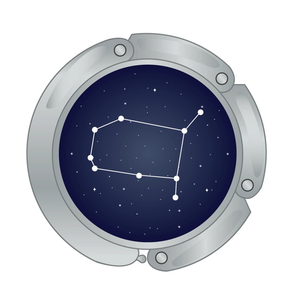 Gemini constellation main image for luxe link purse hook