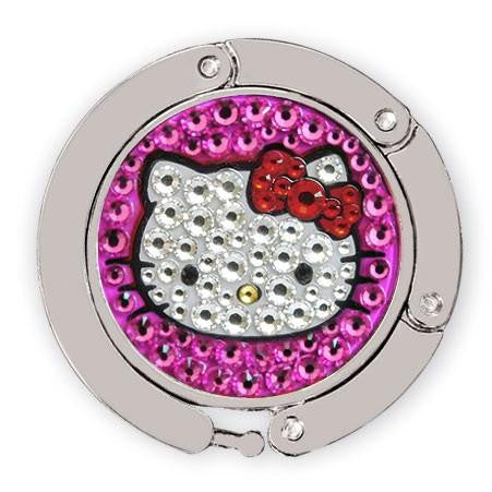 Hello kitty pink swarovski image for luxe link purse hook