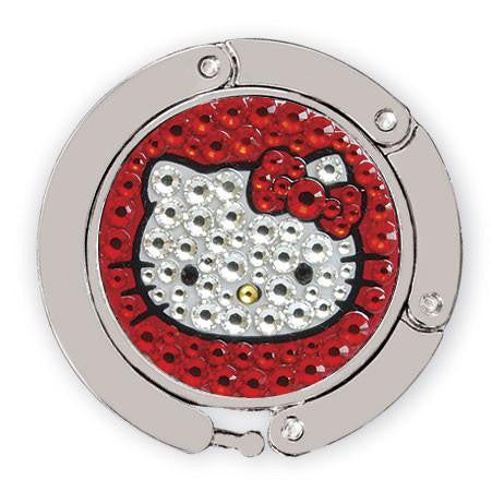 Hello kitty red swarovski image for luxe link purse hook