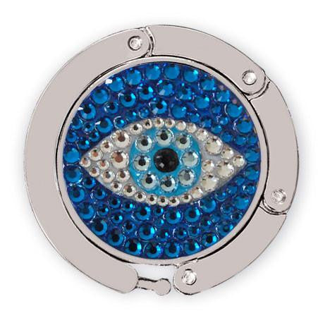 eye swarovski luxe link purse hook main image