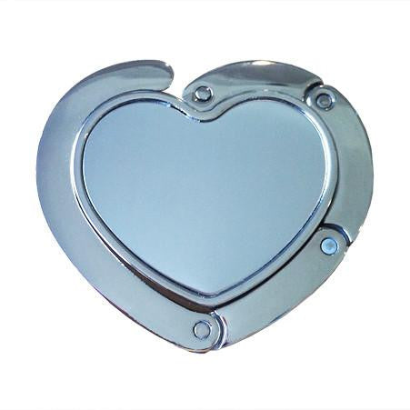 Heart mirror main image for luxe link purse hook