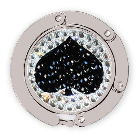 Spades Swarovski Luxe Link purse hook